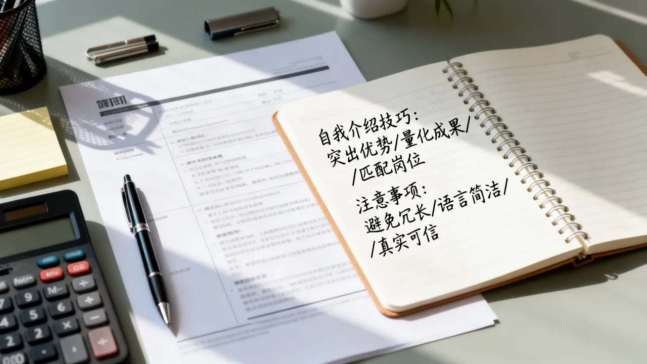 简历自我介绍怎么写好?有哪些技巧和注意事项?