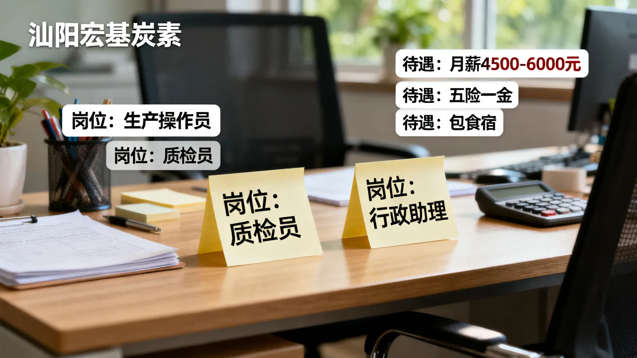 泗阳宏基炭素招聘信息有哪些岗位,工资待遇怎么样