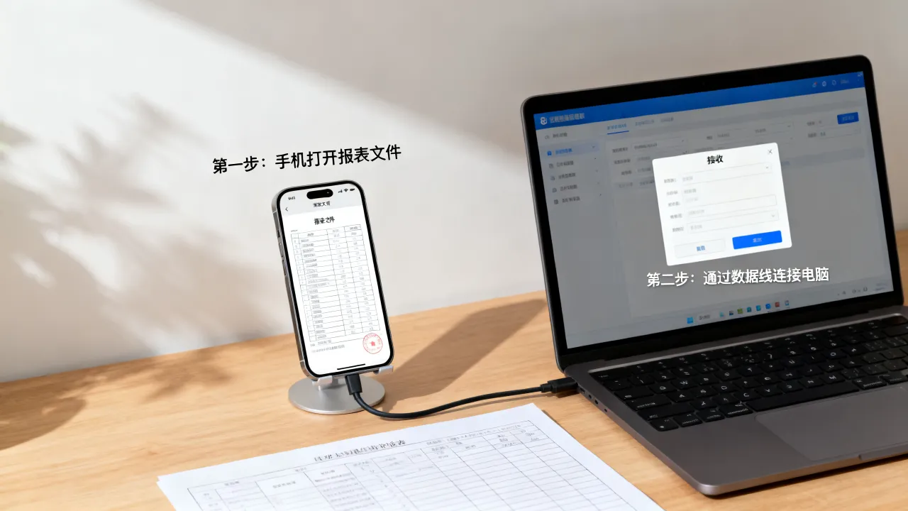 如何上传报表，手机上的报表怎么上传到电脑系统？-图3