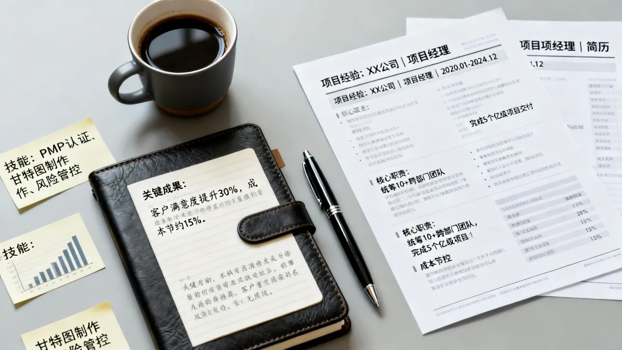 项目经理简历怎么写，项目经理简历模板范文怎么写才能吸引HR