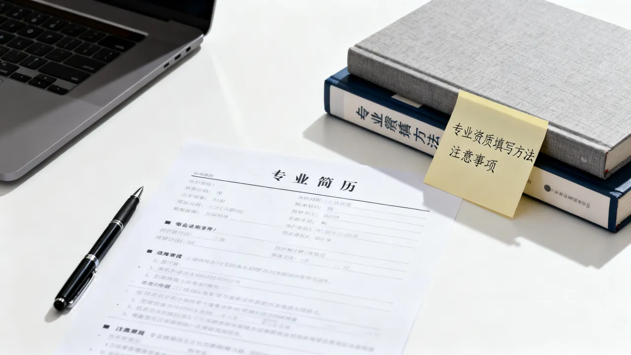 简历专业资质是怎么填,专业资质填写的注意事项有哪些?