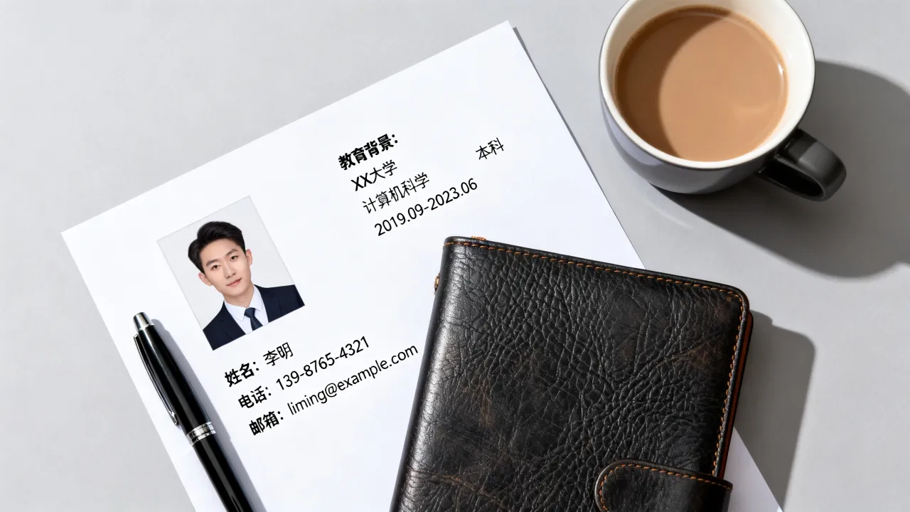 个人简历怎么写图片?个人简历照片怎么放才好看