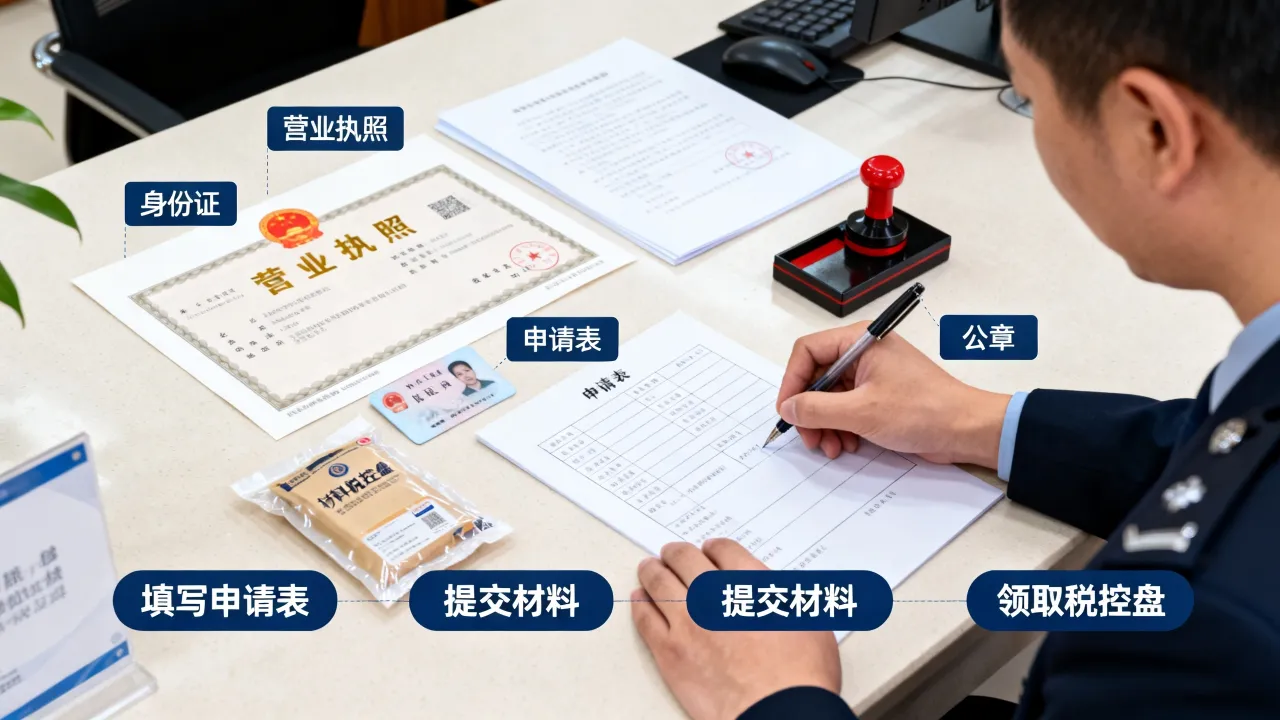 如何申请税控盘?申请税控盘需要哪些材料和流程-图2 如何申请税控盘?申请税控盘需要哪些材料和流程-图2