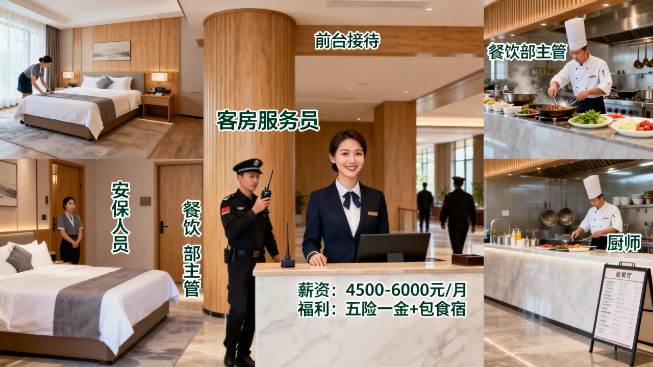 潢川云顶大酒店招聘哪些岗位?2025最新招聘信息及薪资待遇-图2 潢川云顶大酒店招聘哪些岗位?2025最新招聘信息及薪资待遇-图2