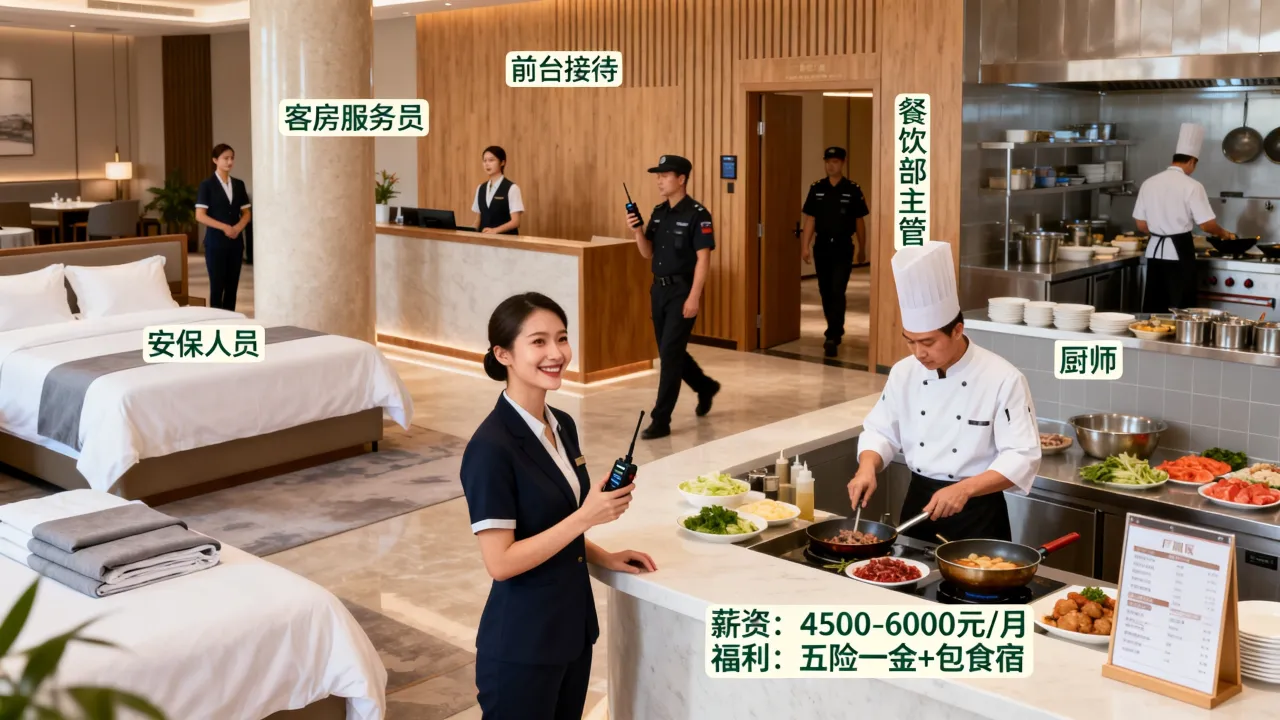 潢川云顶大酒店招聘哪些岗位?2025最新招聘信息及薪资待遇-图3 潢川云顶大酒店招聘哪些岗位?2025最新招聘信息及薪资待遇-图3
