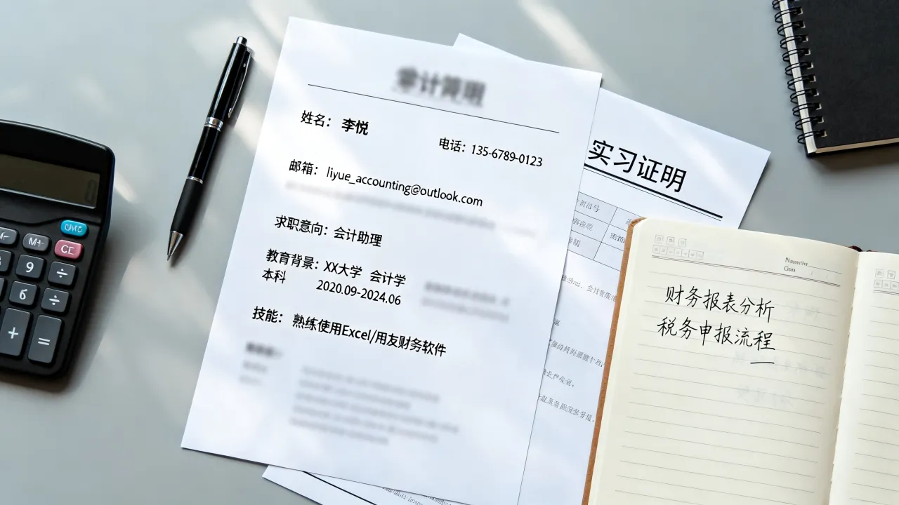 刚毕业会计简历怎么写?没有经验如何突出优势,求职模板-图3 刚毕业会计简历怎么写?没有经验如何突出优势,求职模板-图3