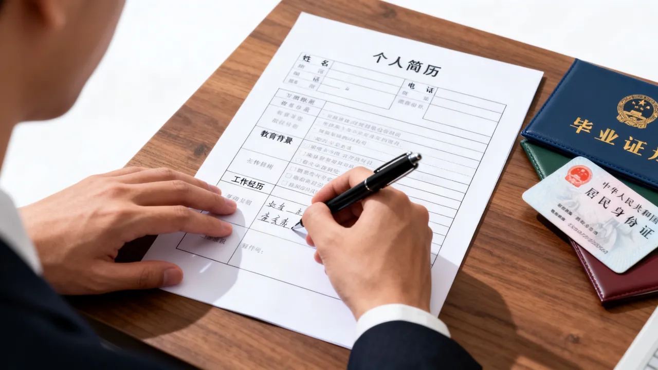 个人的简历表怎么填写?个人简历表填写模板及注意事项