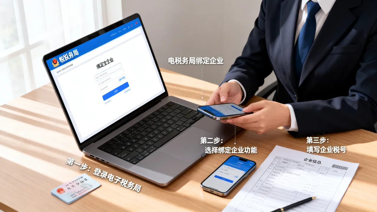 办税人员如何绑定企业?电子税务局操作流程详解-图3 办税人员如何绑定企业?电子税务局操作流程详解-图3