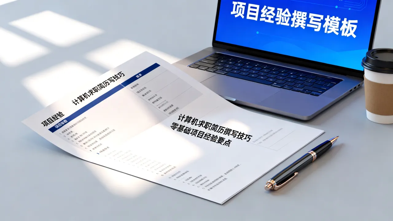 计算机求职简历怎么写?零基础如何写好项目经验,百度爆款模板