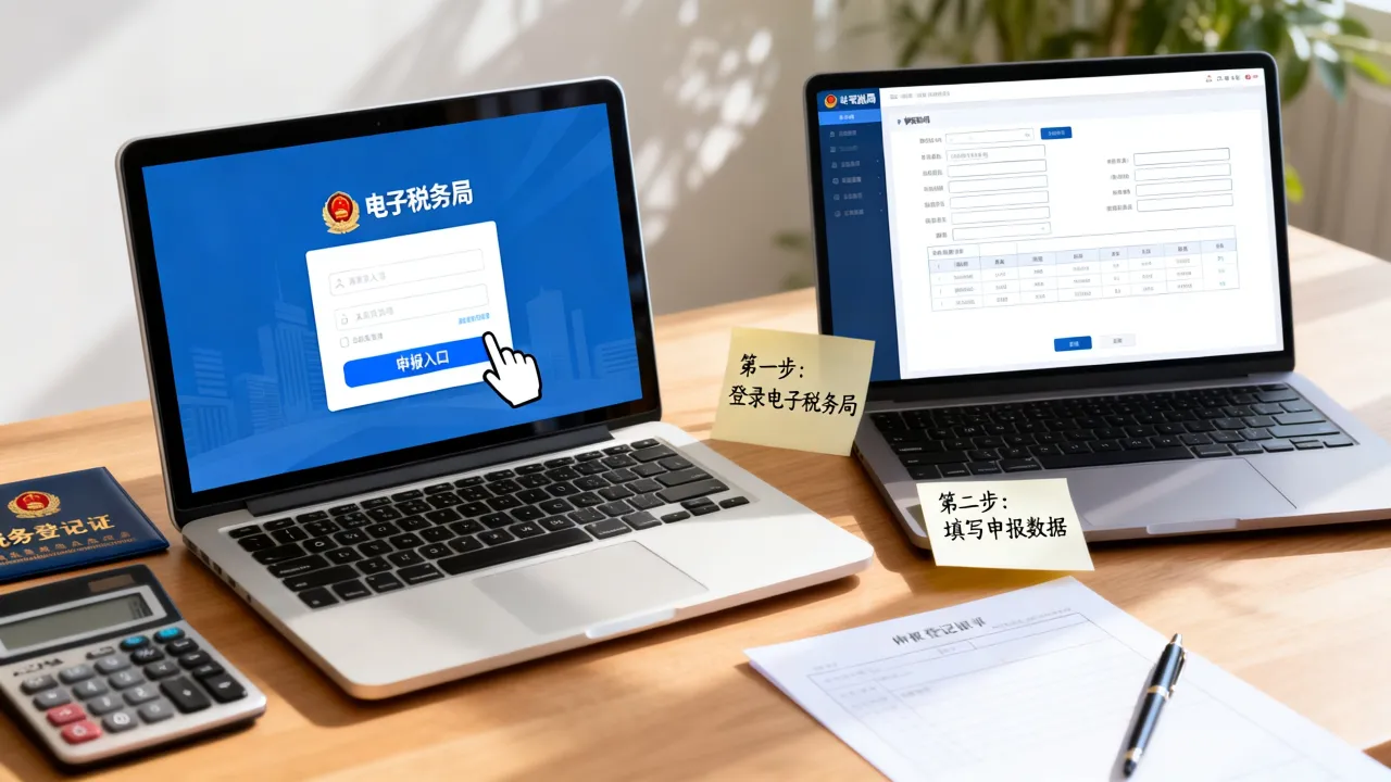 国税申报如何网上申报,网上报税流程步骤有哪些?