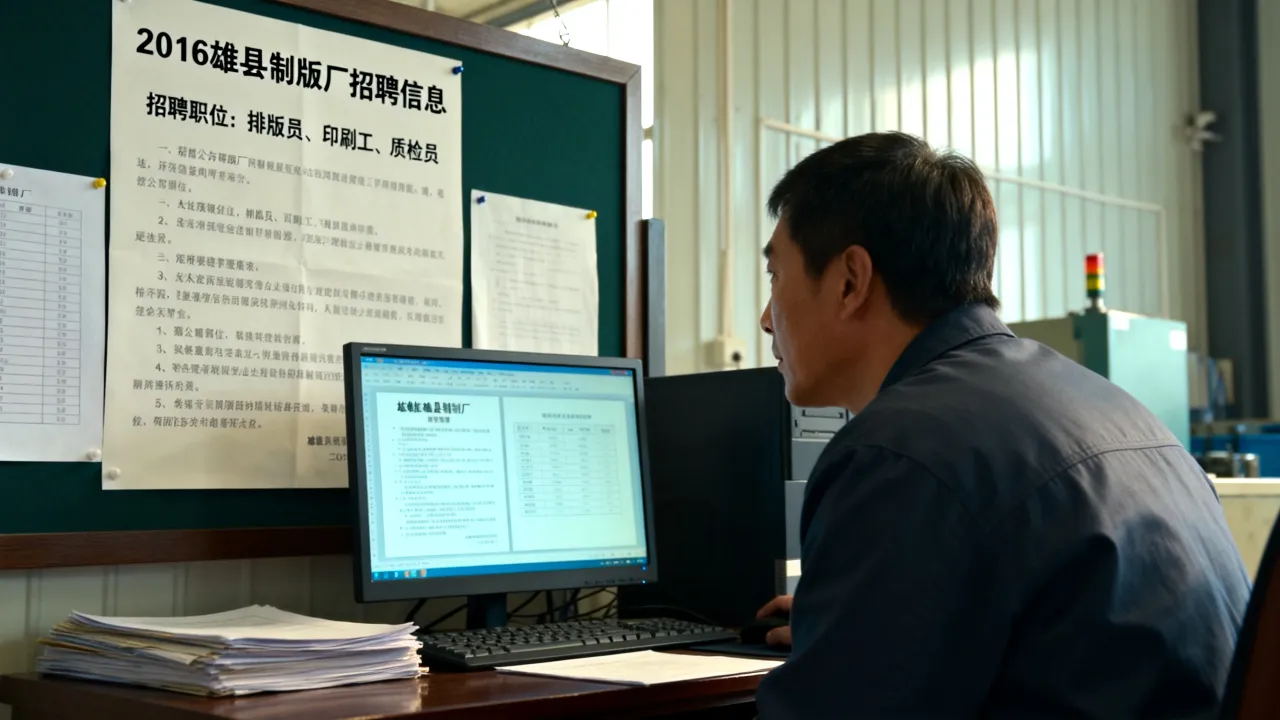 2016雄县制版厂招聘信息在哪里看,雄县制版厂招聘职位有哪些