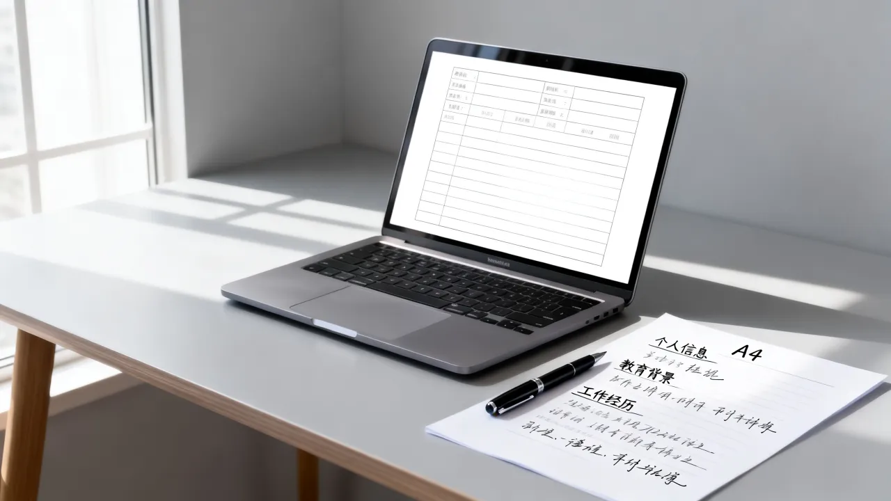 网上怎么做简历表格?个人简历表格制作教程与模板-图3 网上怎么做简历表格?个人简历表格制作教程与模板-图3
