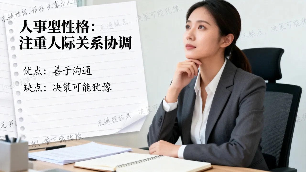 人事型性格是什么意思?人事型性格有什么优缺点?-图3 人事型性格是什么意思?人事型性格有什么优缺点?-图3