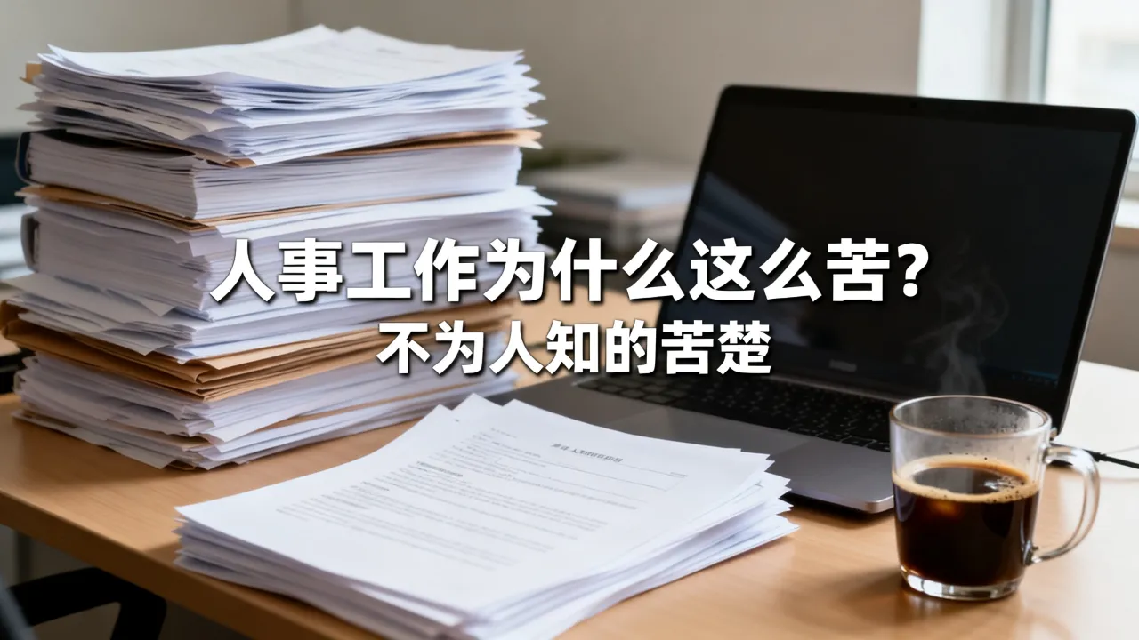 人事工作为什么这么苦？人事岗位有哪些不为人知的苦楚？