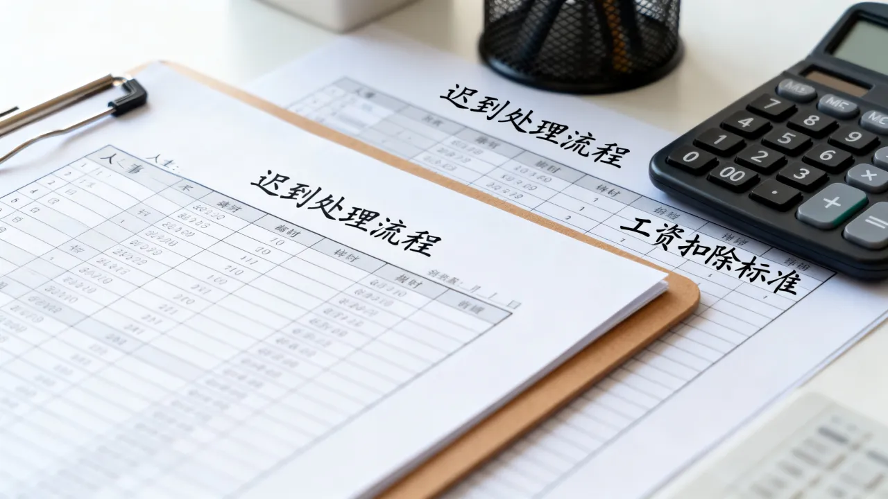 人事迟到了怎么处理？人事迟到扣工资合法吗