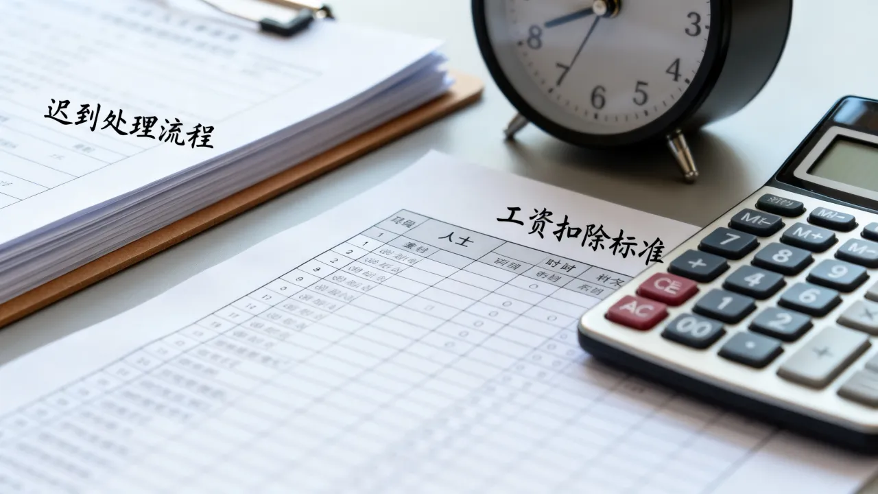 人事迟到了怎么处理?人事迟到扣工资合法吗-图3 人事迟到了怎么处理?人事迟到扣工资合法吗-图3