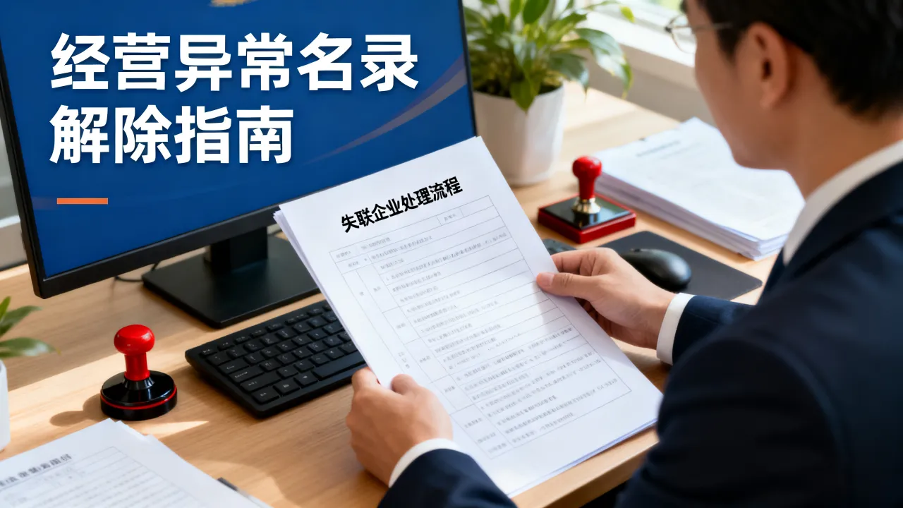 失联企业如何处理,失联企业列入经营异常名录怎么解除-图3 失联企业如何处理,失联企业列入经营异常名录怎么解除-图3