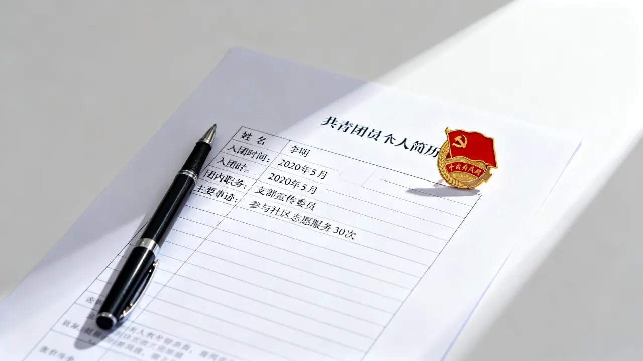 共青团个人简历怎么写，共青团员个人简历模板范文
