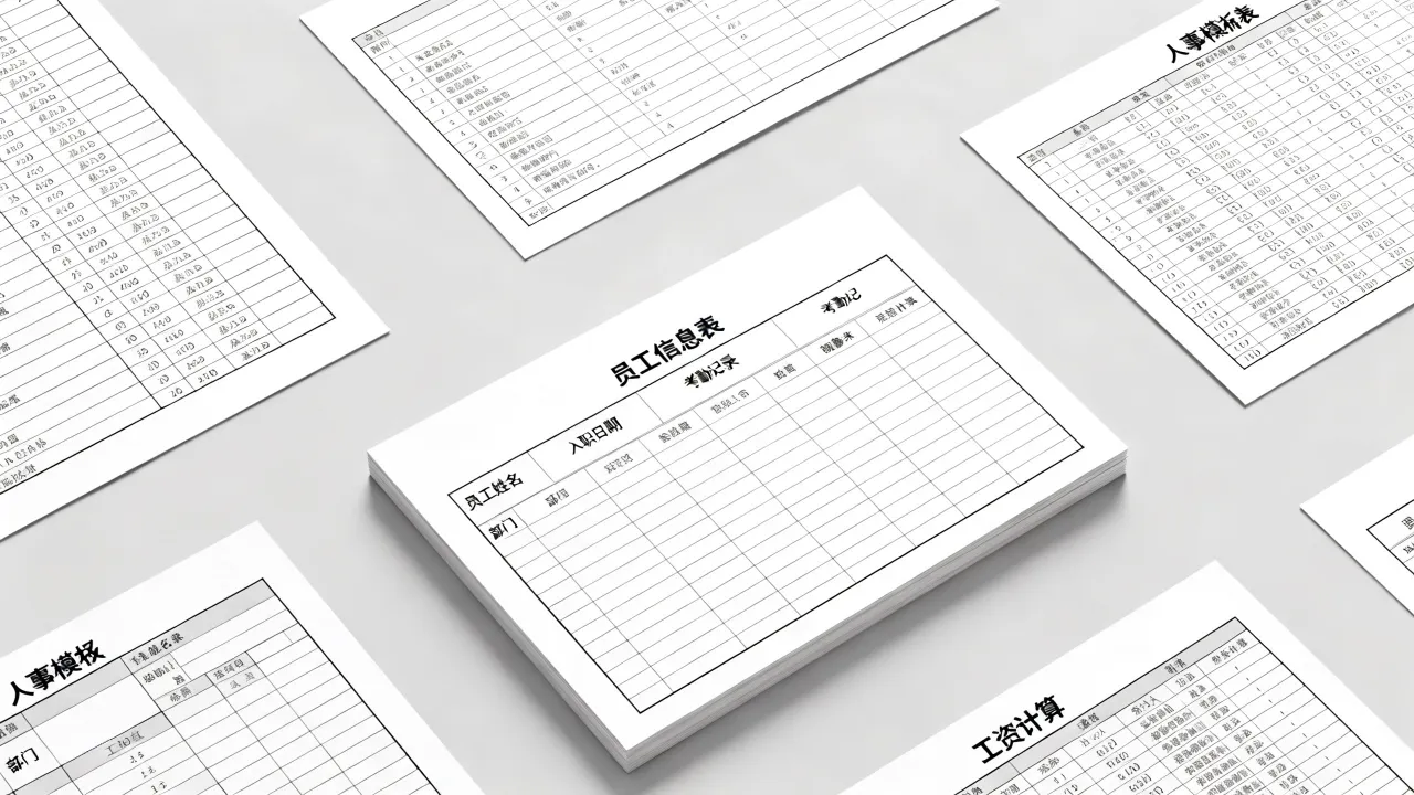 人事各种表怎么做最规范?人事表格模板大全,人事各种表怎么填
