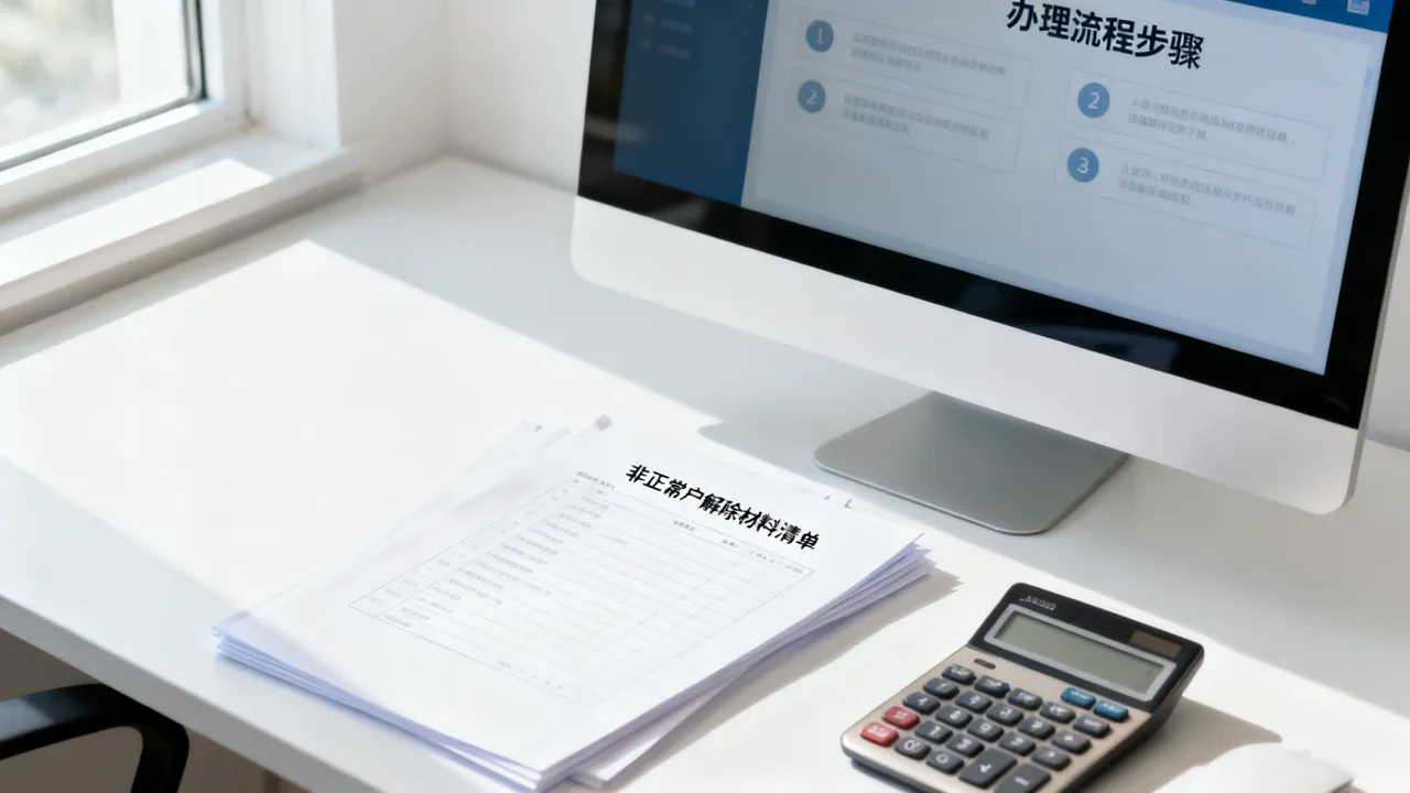 公司非正常户如何办理?解除非正常户需要什么材料?-图3 公司非正常户如何办理?解除非正常户需要什么材料?-图3