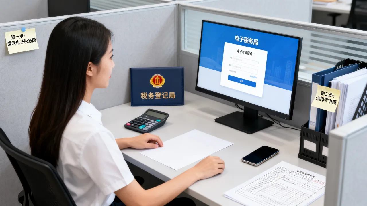 免税个体户如何报税?零申报操作步骤有哪些?-图3 免税个体户如何报税?零申报操作步骤有哪些?-图3