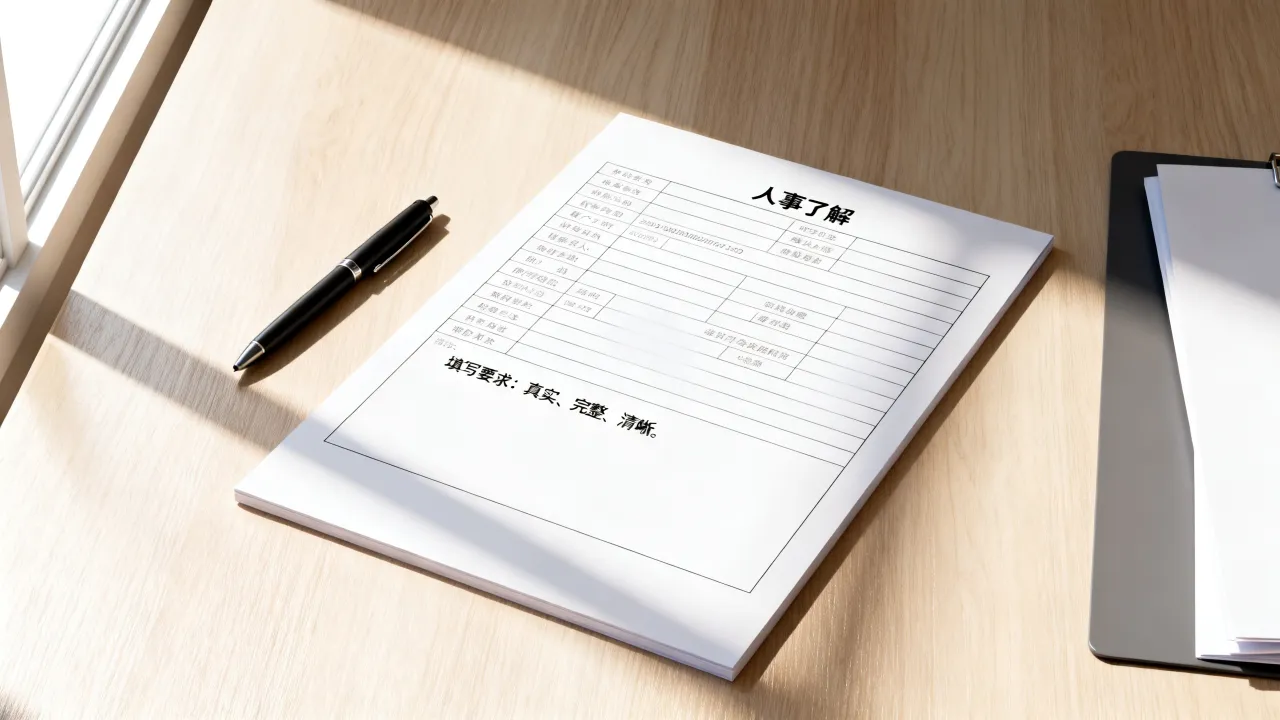 人事了解表是什么，人事了解表怎么填写有哪些要求-图2