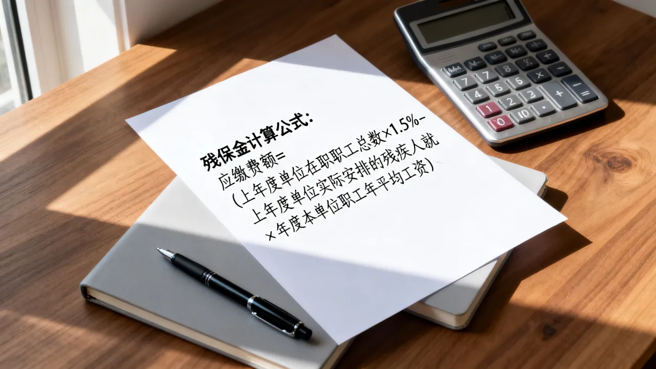 残保金如何计算公式,2025年残保金怎么算缴纳标准