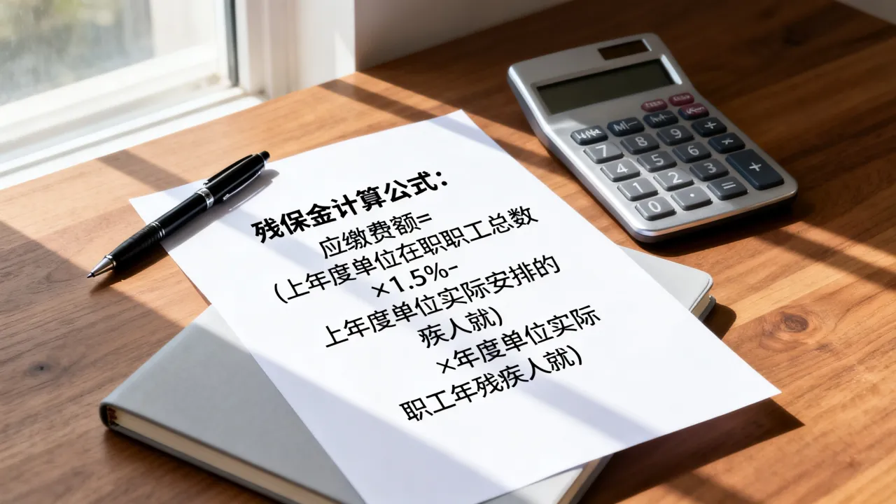 残保金如何计算公式，2025年残保金怎么算缴纳标准-图2