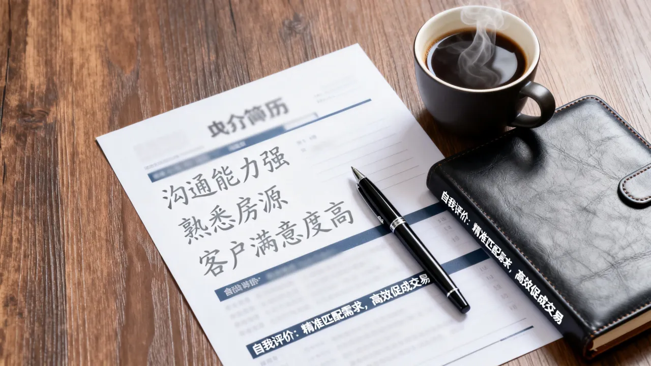 中介怎么写简历，中介简历自我评价怎么写才能加分？-图3