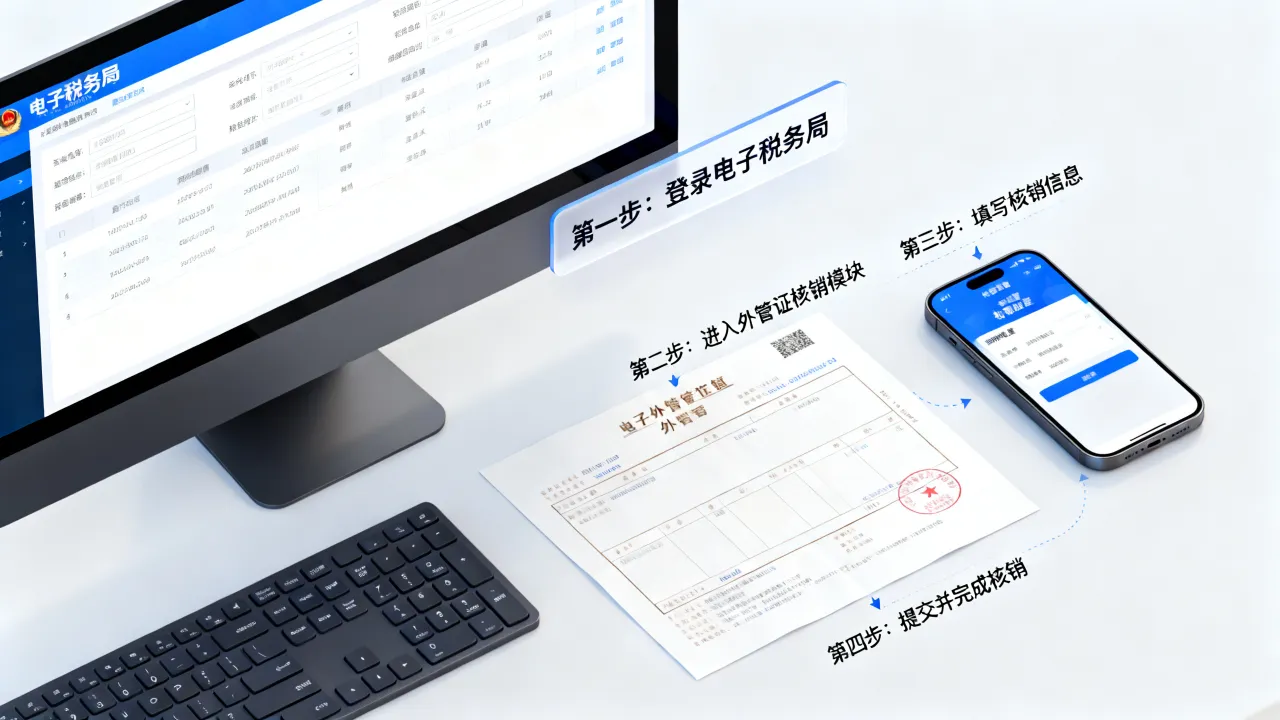 电子外管证如何核销?电子税务局外管证核销流程步骤-图2 电子外管证如何核销?电子税务局外管证核销流程步骤-图2