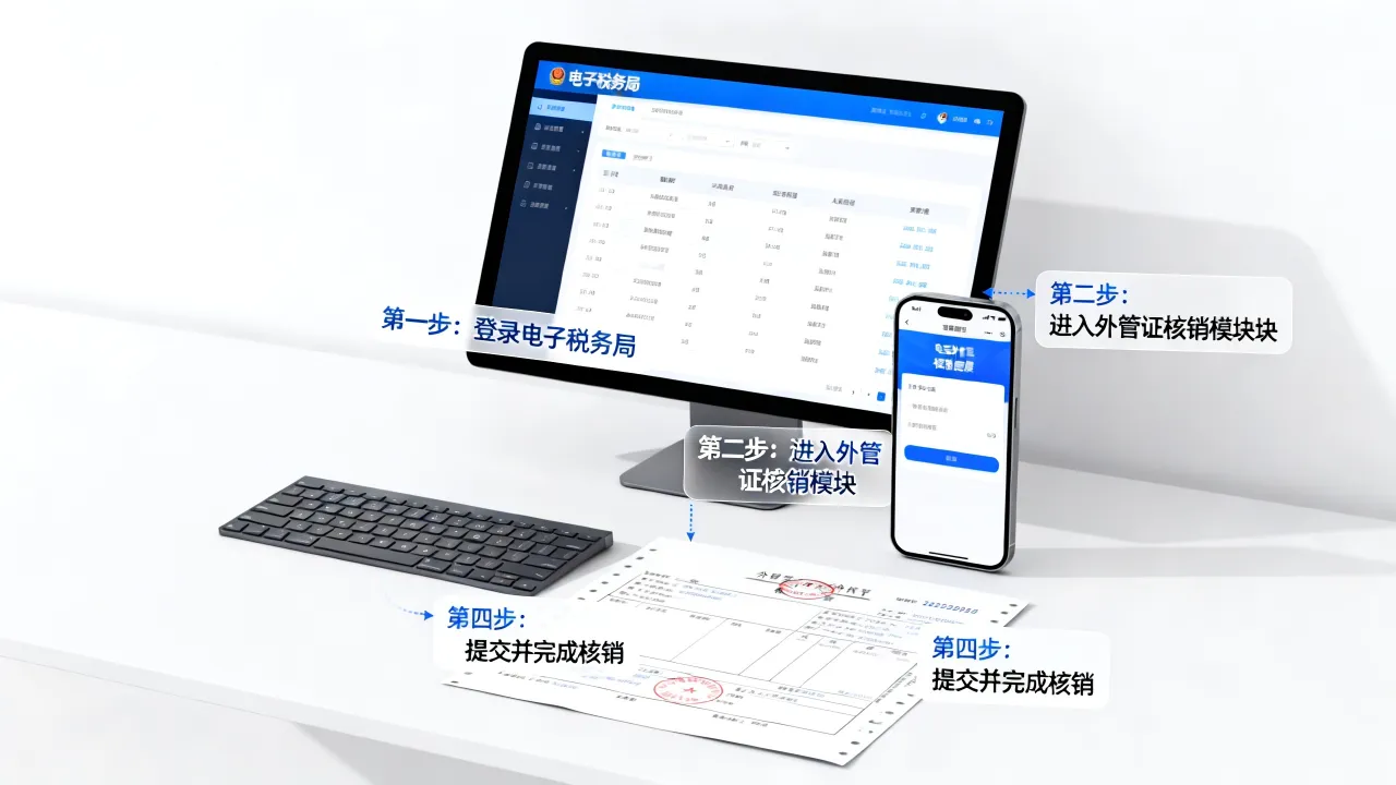 电子外管证如何核销?电子税务局外管证核销流程步骤-图3 电子外管证如何核销?电子税务局外管证核销流程步骤-图3