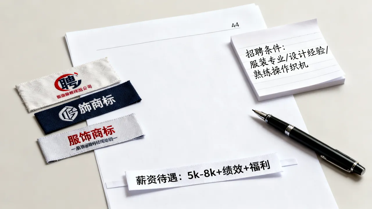 服饰商标织造公司招聘需要什么条件，薪资待遇怎么样？-图1