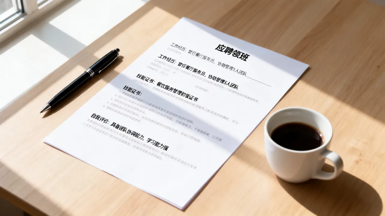 应聘领班简历怎么写,没有经验能应聘领班吗?-图2 应聘领班简历怎么写,没有经验能应聘领班吗?-图2