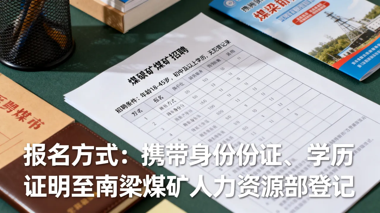 府谷南梁煤矿招聘条件是什么?怎么报名南梁煤矿岗位?-图2 府谷南梁煤矿招聘条件是什么?怎么报名南梁煤矿岗位?-图2