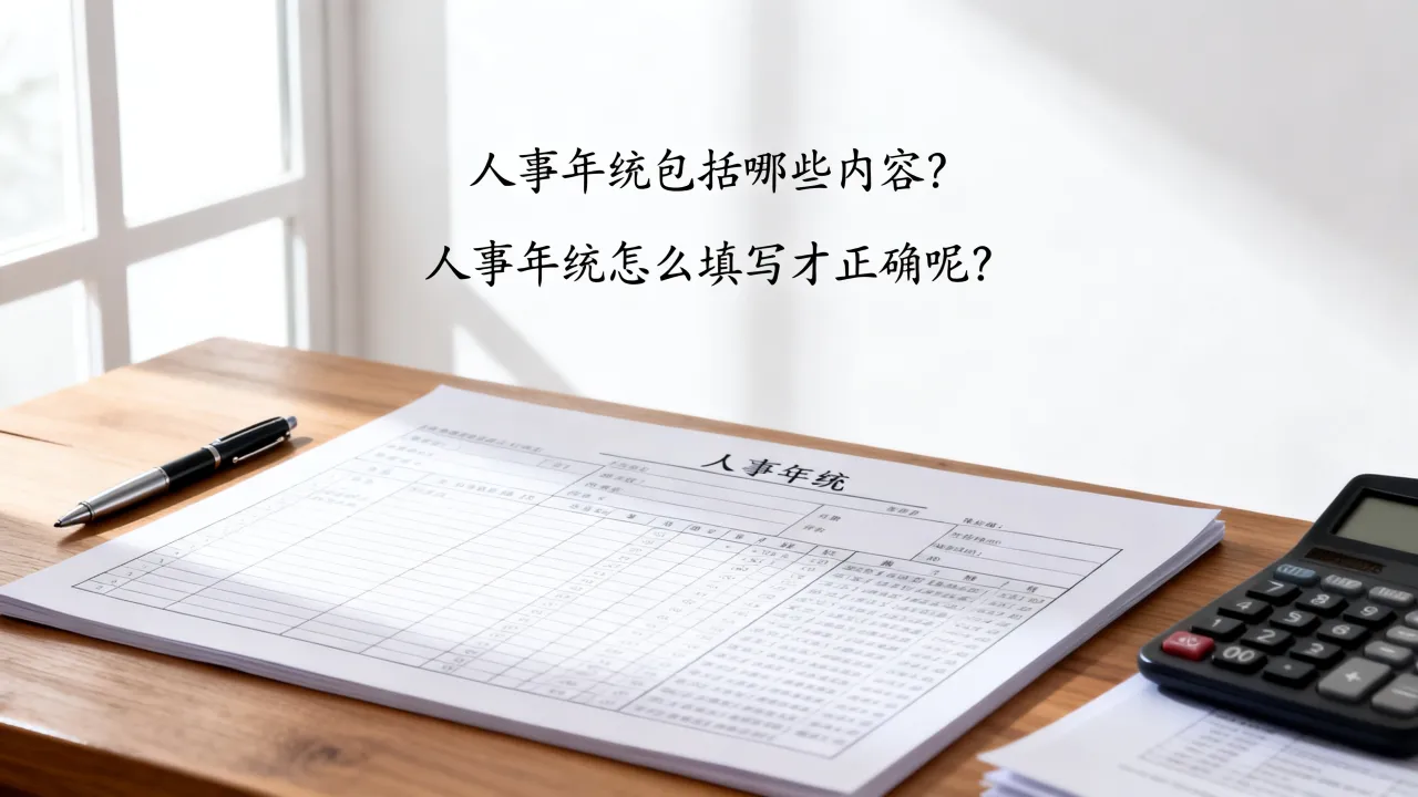 人事年统包括哪些内容?,人事年统怎么填写才正确呢?-图1 人事年统包括哪些内容?,人事年统怎么填写才正确呢?-图1