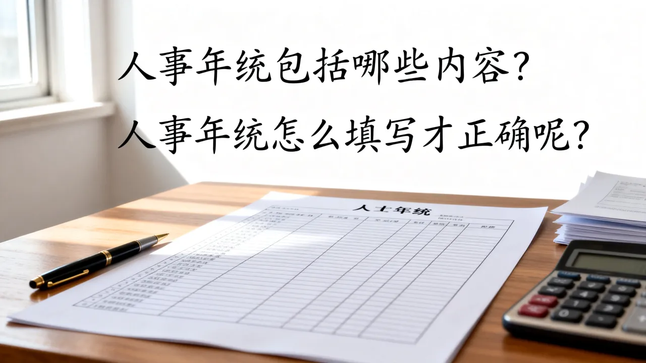 人事年统包括哪些内容?,人事年统怎么填写才正确呢?-图2 人事年统包括哪些内容?,人事年统怎么填写才正确呢?-图2