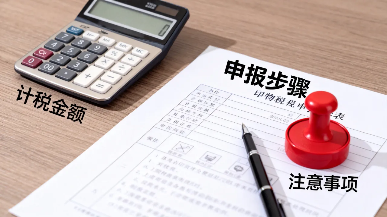 印花税如何计算缴纳?企业申报流程及注意事项有哪些?