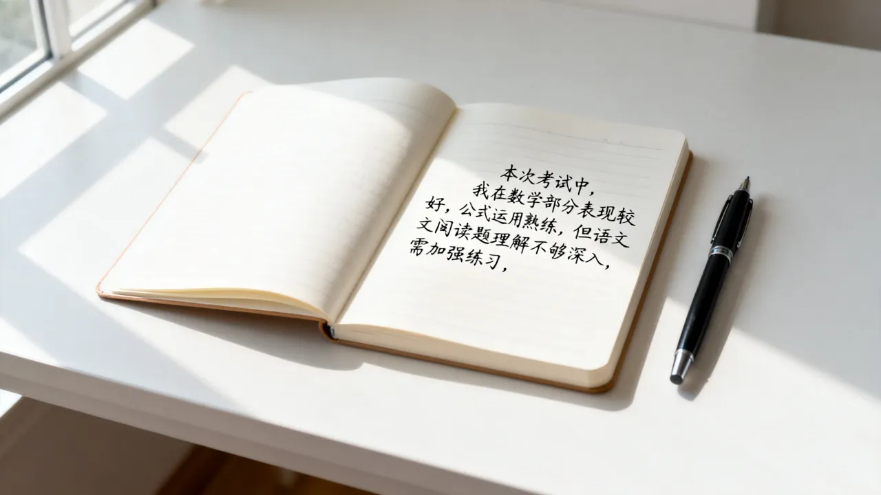 考试自我评价怎么写,有什么好用的模板和范文?-图1 考试自我评价怎么写,有什么好用的模板和范文?-图1