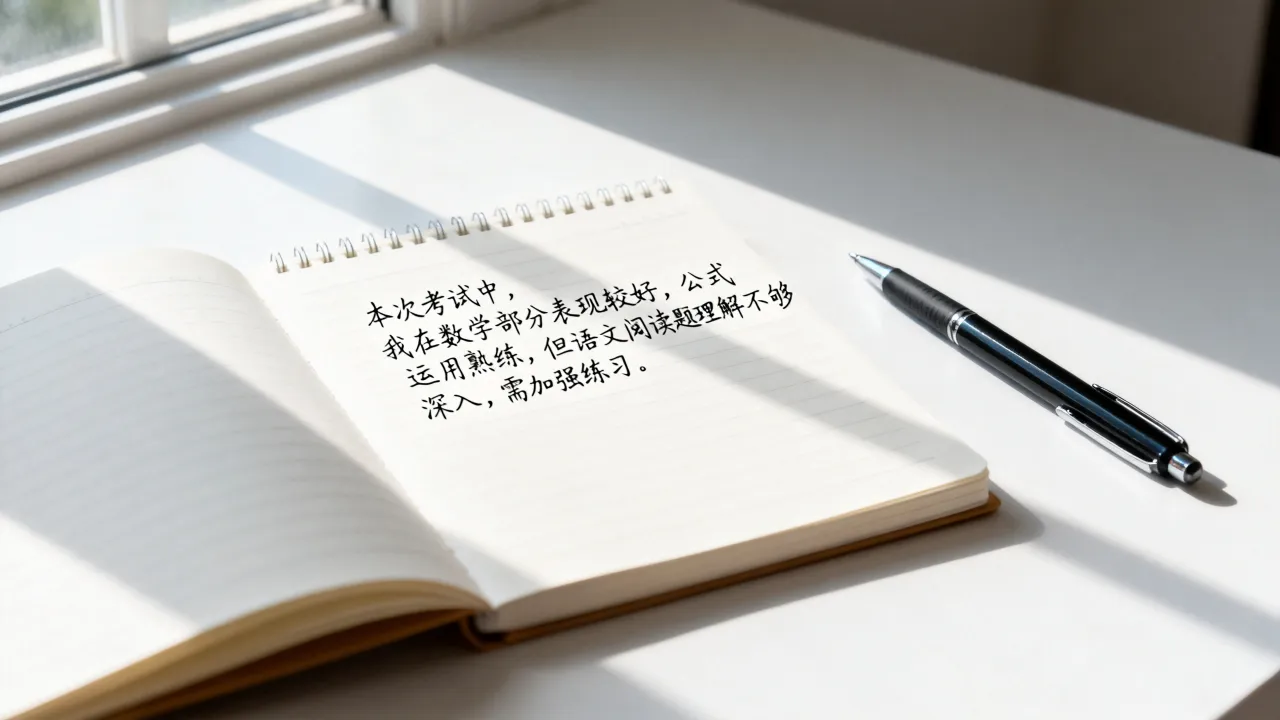 考试自我评价怎么写,有什么好用的模板和范文?-图2 考试自我评价怎么写,有什么好用的模板和范文?-图2