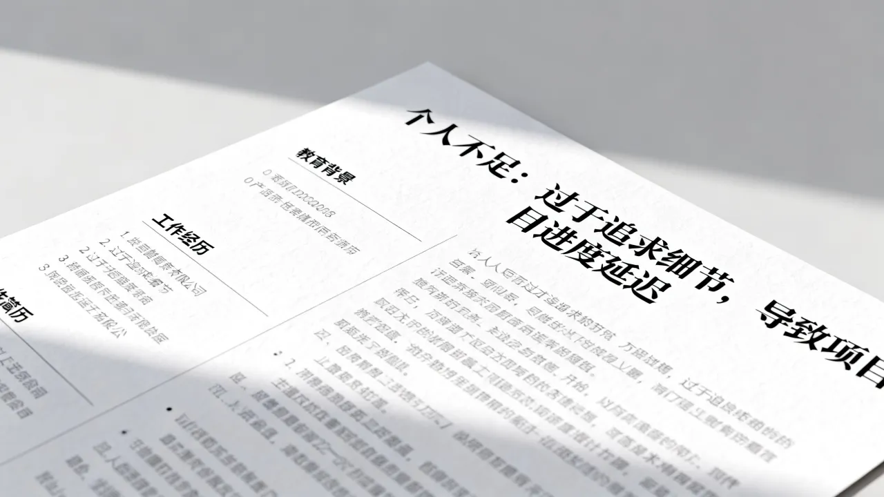 简历个人不足怎么写,简历个人不足怎么写不扣分-图2 简历个人不足怎么写,简历个人不足怎么写不扣分-图2