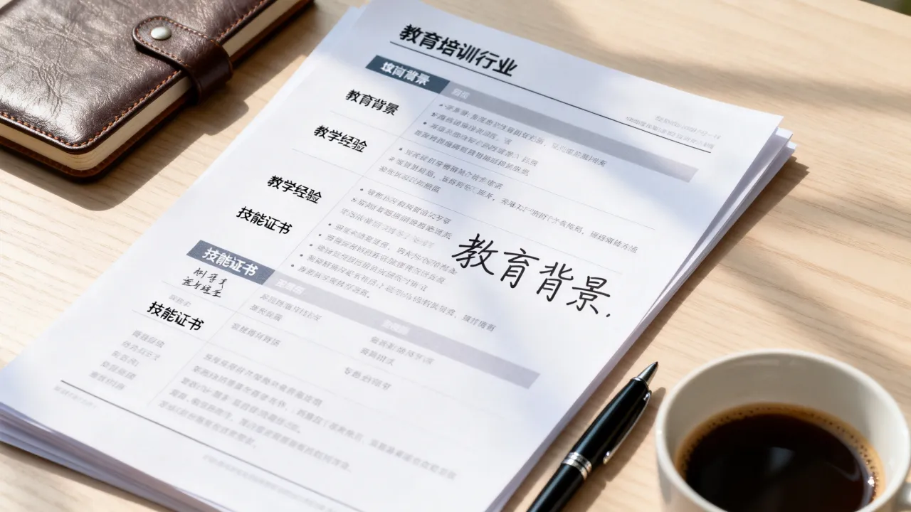 教育培训怎么写简历?教育培训行业简历怎么写?-图1 教育培训怎么写简历?教育培训行业简历怎么写?-图1