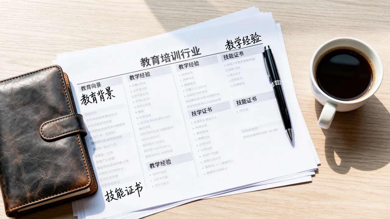 教育培训怎么写简历?教育培训行业简历怎么写?-图2 教育培训怎么写简历?教育培训行业简历怎么写?-图2