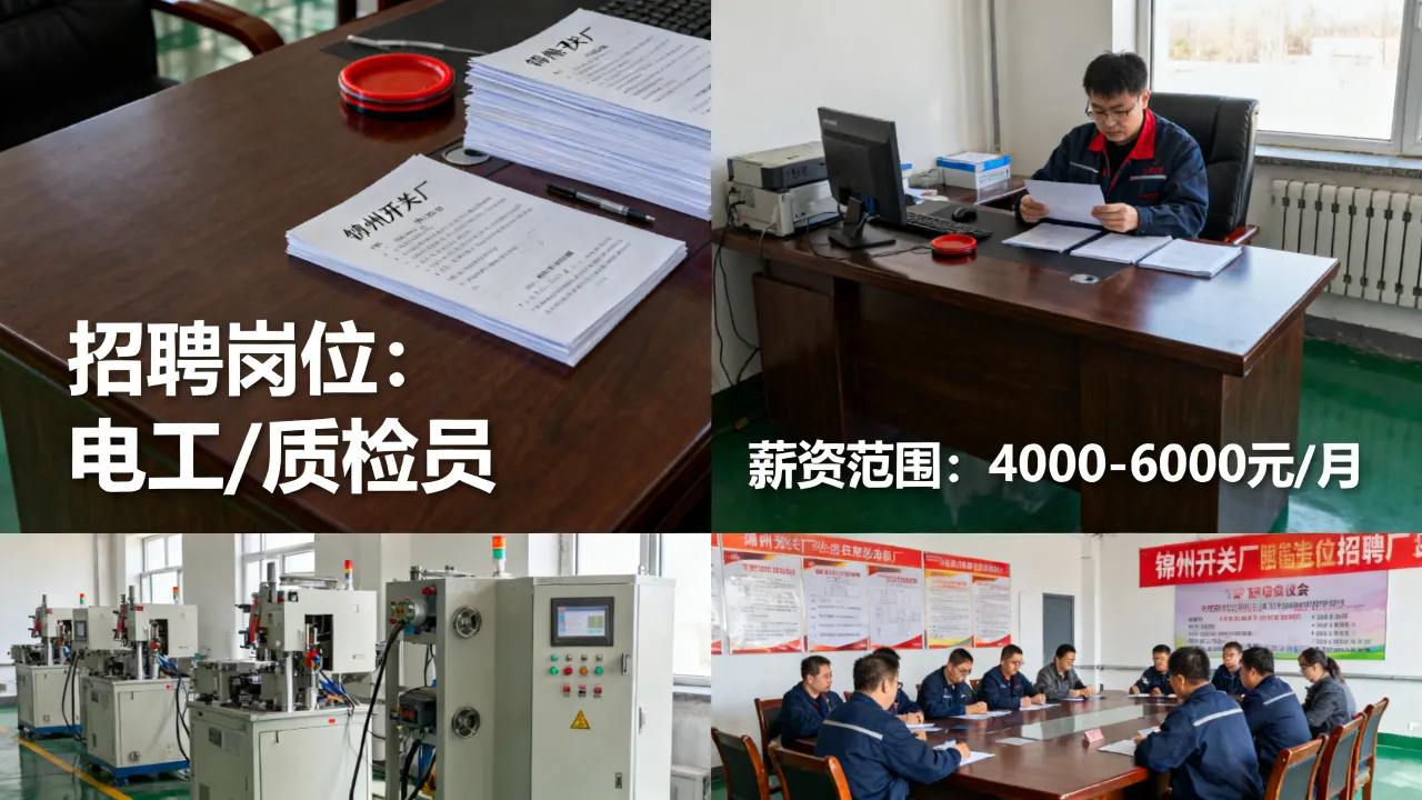 锦州开关厂招聘是真的吗,锦州开关厂招聘工资待遇怎么样-图1 锦州开关厂招聘是真的吗,锦州开关厂招聘工资待遇怎么样-图1