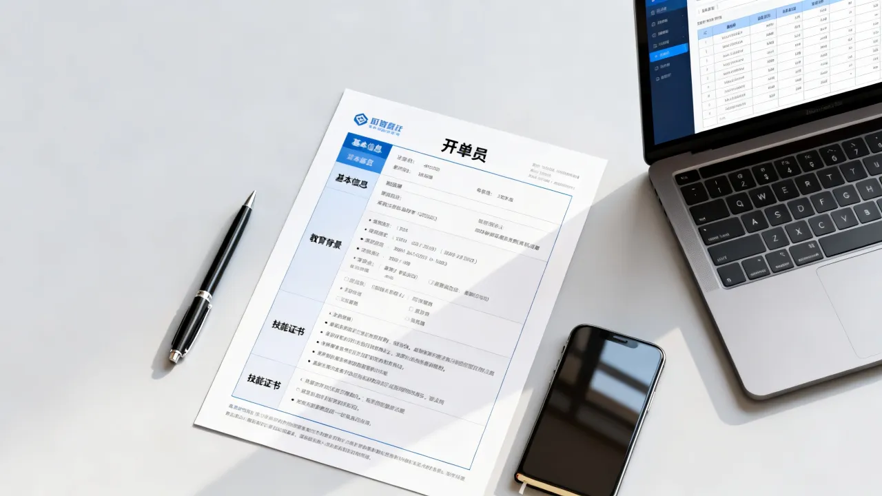 开单员简历怎么写?没有经验能通过吗?-图2 开单员简历怎么写?没有经验能通过吗?-图2