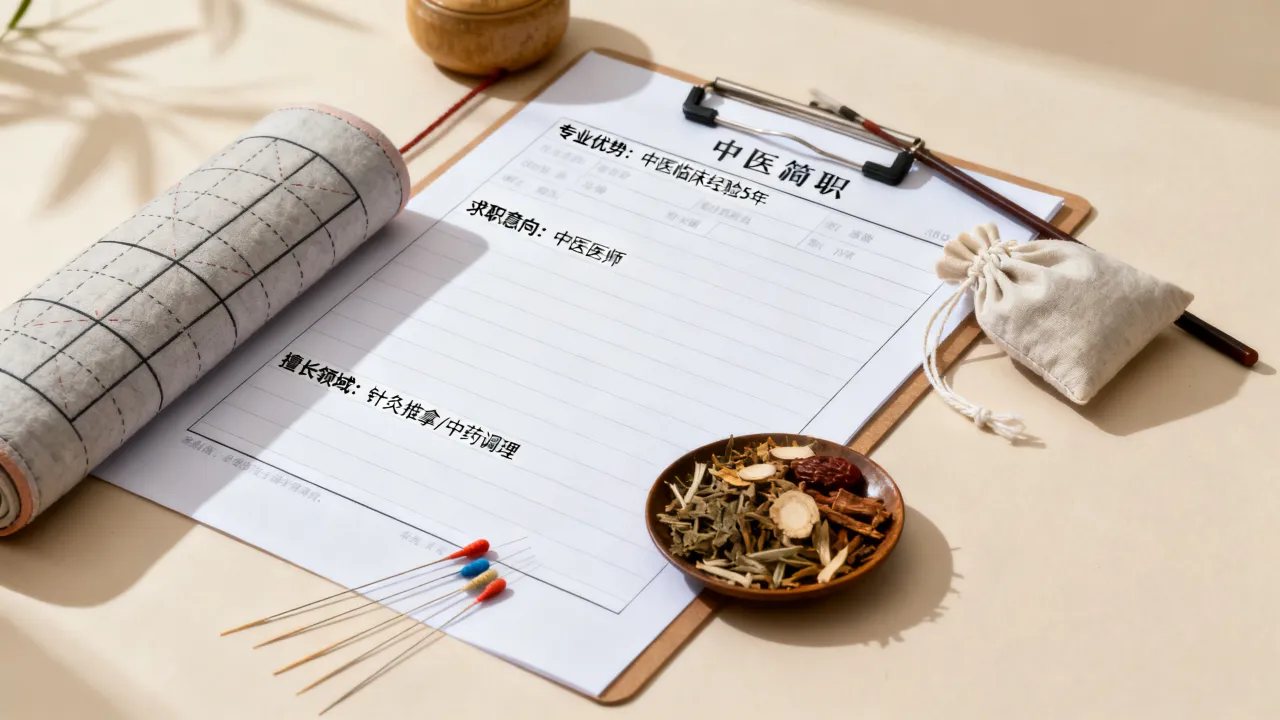 中医求职简历怎么写,中医简历如何写才能突出专业优势?-图2 中医求职简历怎么写,中医简历如何写才能突出专业优势?-图2