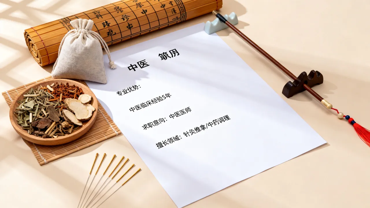 中医求职简历怎么写,中医简历如何写才能突出专业优势?-图3 中医求职简历怎么写,中医简历如何写才能突出专业优势?-图3