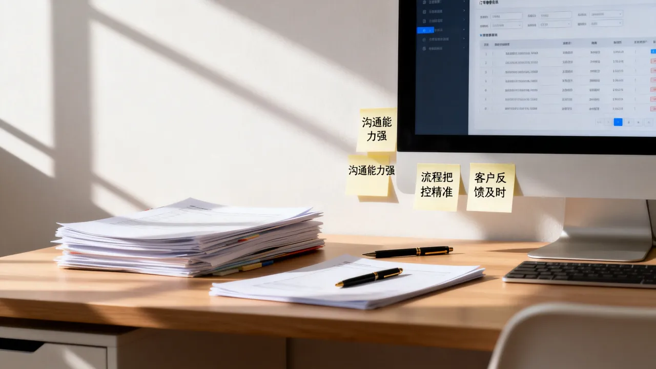 跟单员自我评价怎么写,跟单员自我评价范文怎么写?-图3 跟单员自我评价怎么写,跟单员自我评价范文怎么写?-图3