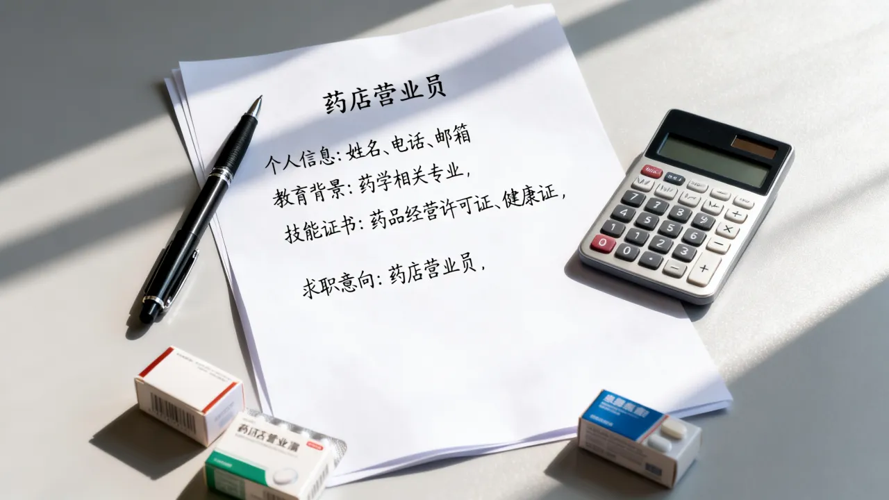 药店上班怎么写简历,药店营业员没经验怎么写简历?-图2 药店上班怎么写简历,药店营业员没经验怎么写简历?-图2