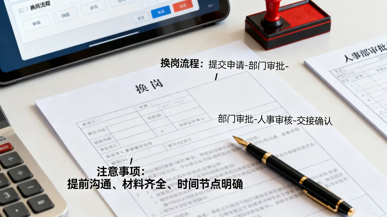 换岗给人事需要什么手续和流程?换岗申请注意事项有哪些-图2 换岗给人事需要什么手续和流程?换岗申请注意事项有哪些-图2