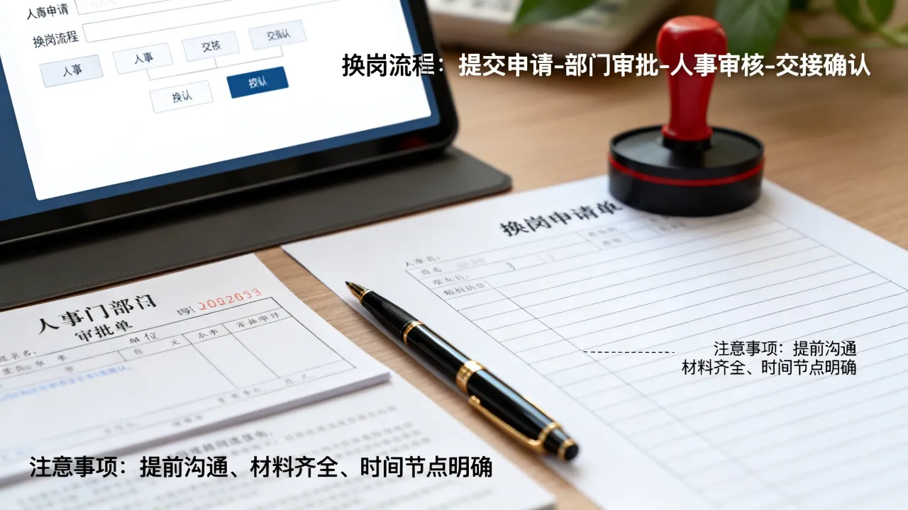换岗给人事需要什么手续和流程?换岗申请注意事项有哪些-图3 换岗给人事需要什么手续和流程?换岗申请注意事项有哪些-图3